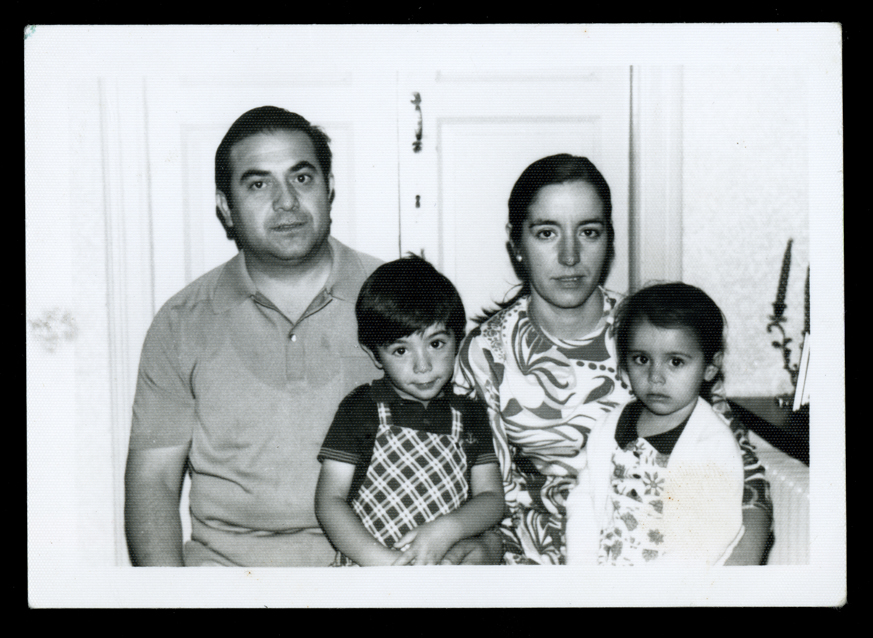 Foto de familia de Pilar Hernández y Castor García